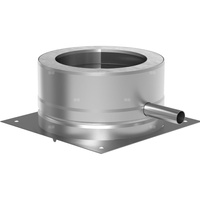 Płyta fundamentowa fi150mm z odpływem skroplin w bok montaż na cokole DWV66150