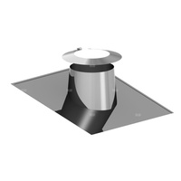 Przejście przez dach 5-15st. stal nierdzewna z płytą Pb+kołnierz fi250/500mm