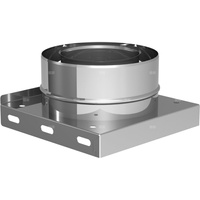 Płyta fundamentowa z odpływem w dół JEREMIAS GBS-0095 stal nierdzewna fi 150/200 mm