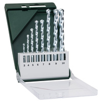 8-częściowy zestaw Wierteł do kamienia 3,0 x 60, 4,0 x 75, 5,0 x 85, 6,0 x 100, 7,0 x 100, 8,0 x 120, 9,0 x 120, 10,0 x 120