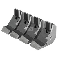 Noże grzebien. HSS +Mocowanie M 63 x 1,5, Zestaw