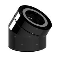 Kolano 30st. fi150mm RAL9011MB