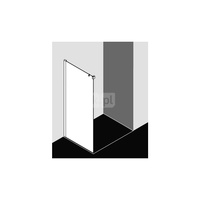 Ściana boczna prysznicowa KERMI Nica TWR SWS SR Opaco Clean 1230mm x 2000mm