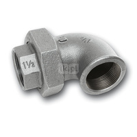 Śrubunek 45' SANHA 95# trzyczęściowy, żeliwo (ocynk galwaniczny/elektrolityczny) (ocynk), 1/2'' (GW)