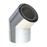 Kolano 45st. DN80/125 wysoki połysk