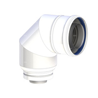 CONCEPT Kolano przyłączeniowe dla kotła Beretta Mynute, MySmart, Ciao, Quadra, rozszerzająca fi 60/100- fi 80/125, PP