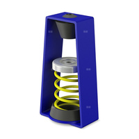 Wibroizolator sprężynowy WSA max 200kg WSA200
