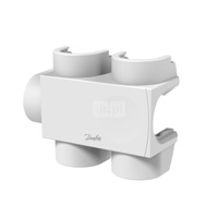 Maskownica VHS 1/2 w/prosta gł. po prawej RAL9016