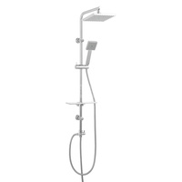 AMIGO VERDELINE zestaw natryskowy z deszczownią, chrom