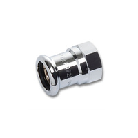 Mufa SANHA Press, Cu (chromowanie), 12 mm x 1/2'' (zw x GW)