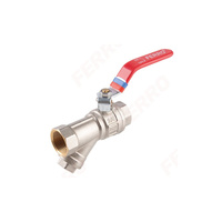 Zawór kulowy FERRO F-POWER 3/4'' GW, uchwyt: dźwignia