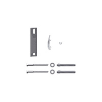 Wandkonsolen-Set kurz WA50mmEinhängepunkt 43mm, biały