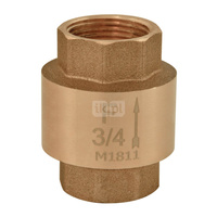 Zawór zwrotny FERRO z elementem zamykającym z tworzywa 5/4'' GW PN 10 max. 100'C