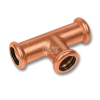 Trójnik SANHA Press miedź 42 mm x 22 mm x 42 mm (zw x zw x zw)