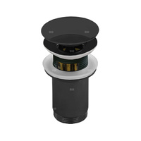 Zestaw odpływowy do umywalki PERFEXIM SPPMK03OW czarny mat 2 3/4'', przycisk duży okrągły wypukły