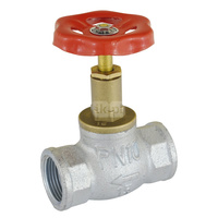 Zawór wodny FERRO Zaporowy prosty grzybkowy, żeliwo GW 3/4'' x GW 3/4''