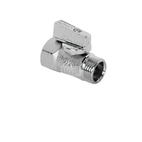 Zawór kulowy ARCO MINI 1/2'' GZ x GW, uchwyt: niebieski